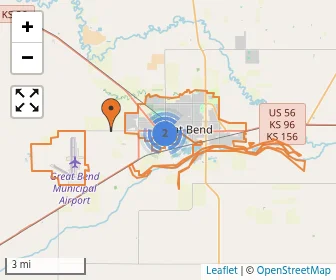 Area schools map